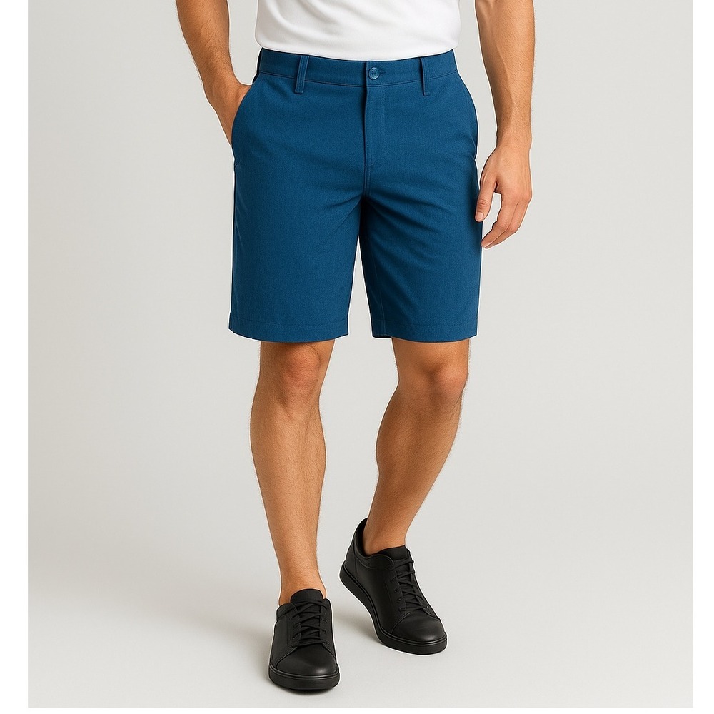 TravisMathew Mens Golf Shorts Size 36 Blue Stretch Performance Casual Activewear